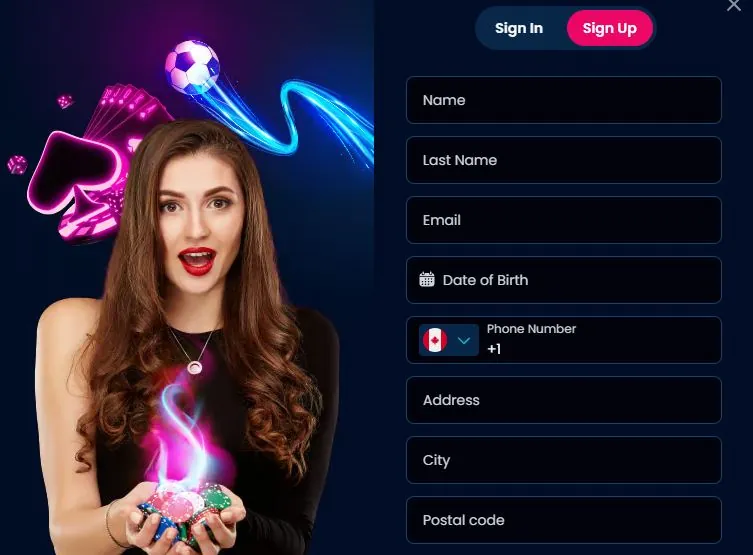 Register a new account
