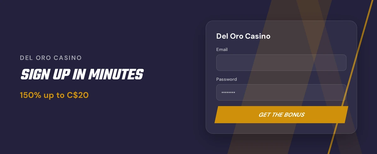 Register at Del Oro Casino