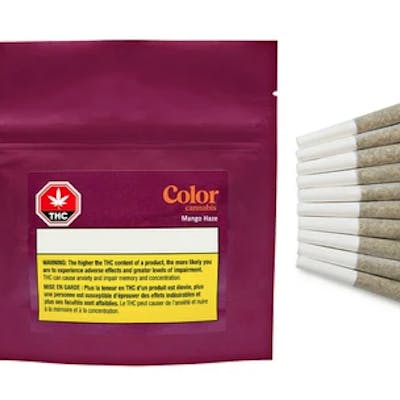 Mango Haze pre-roll (10x0.35g) by Color Cannabis